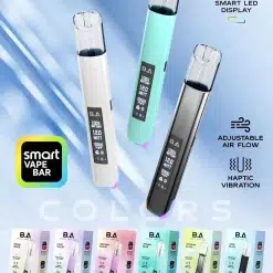 電子煙論壇 68 B.A Smart Vape Bar 通配一代煙彈 BA大屏主機 RGB燈效全